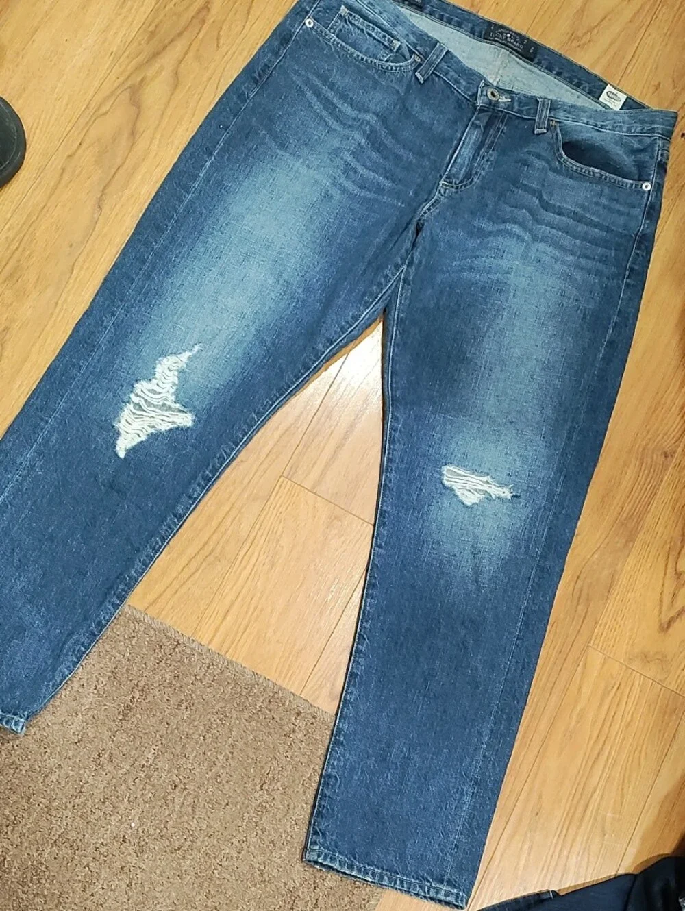 Lucky Brand Women’s Dark Blue Sienna Slim Boyfriend Jeans